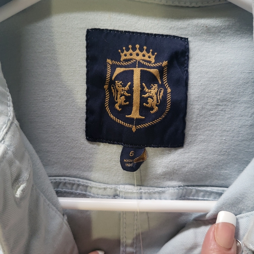 Talbots Soft Blue Button-Up Jacket NWT - image 2